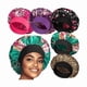 thumbnail image 1 of wonima11 5 Pack Satin Bonnet Silk Bonnet for Sleeping Women, Hair Sleep Bonnets for Women, Wide Soft Band Large Sleep Cap for Curly Hair Braids, 1 of 1