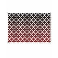 thumbnail image 2 of Sun Shade Sail 14x18Ft Red Black Gradient Retro Morocco Pattern Uv Block Sunshade Canopy Outdoor Shade Cover Rectangle Shade Cloth For Patio Garden Yard Deck Pergola, 2 of 6