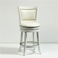 thumbnail image 1 of Bowery Hill Tabouret de Comptoir Pivotant de 24 Po en Blanc, 1 of 3