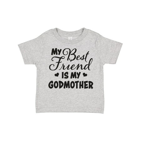 

Inktastic My Best Friend is My Godmother with Hearts Boys or Girls Toddler T-Shirt