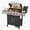 4-Burner-Black, variant on Clouddwell 4 Burner Gas Propane Grill, with 4 Casters, Side Table, and Thermometer, Patio Garden Bbq Grill Perfect for Camping, Black and Silver