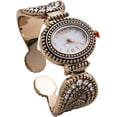 thumbnail image 5 of Blekon Collections Quartz Womens 32mm Case Intricate Cuff Bangle Watch, 5 of 5