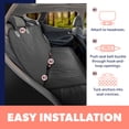 thumbnail image 5 of Active Pets Funda premium para asiento de coche para perros para camiones, sedanes y SUV - Protección impermeable para el asiento trasero para viajes de perros - Puppy Essentials, 5 of 5