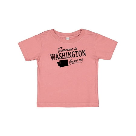

Inktastic Someone in Washington Loves Me Gift Baby Boy or Baby Girl T-Shirt