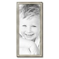 thumbnail image 2 of ArtToFrames 13x30" Antique Silver Panel Picture Frame, Silver Wood Poster Frame, with Regular Acrylic and 2 (FBPL-4760), 2 of 7