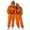 A43 Orange, variant on FASHOFT Adult Onesies for Women Men Pumpkin Flannel Halloween Jumpsuit for Cosplay Party Dress up Hooded Soft Loungewear Orange L