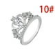 thumbnail image 1 of Anillos para mujer, regalos para mujer, anillo ajustable de circonita de moda boutique para mujer, 1 of 2