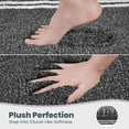 thumbnail image 2 of Non-Slip Bathroom Rug 30" x 46" - Super Absorbent & Quick Dry Shaggy Microfiber Bath Mat, Machine Washable Plush Throw Rug for Bathtub, Shower and Sink, Charcoal, 2 of 14