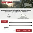thumbnail image 5 of Yakima 50 Inch Aluminum JetStream Aerodynamic Roof Rack Crossbars, Silver, Set of 2, 5 of 8