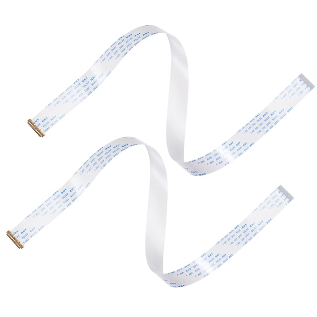 Unique Bargains FFC Cable 0.5mm Pitch 30 Pin 400mm Flat Ribbon Cable for LCD Screen B Type 2 Pack