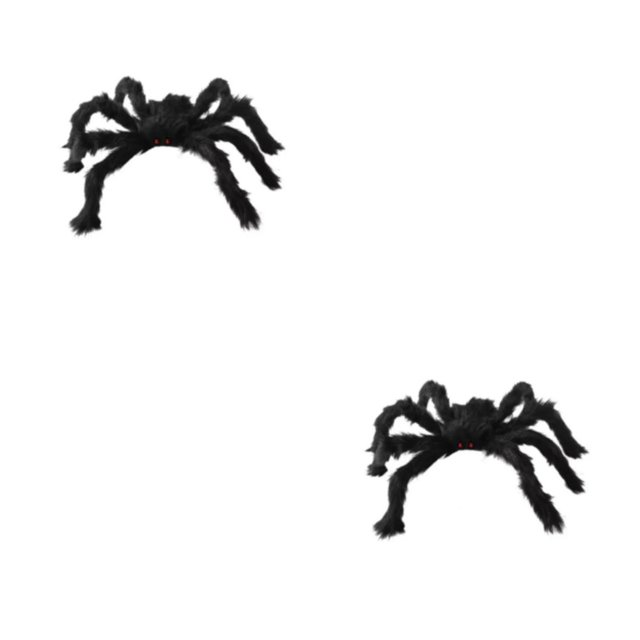 QualitChoice Spooky Spider Halloween Decoration For Dark Place Cosplay Party Wide Application Decoration Props 90cm 2Set