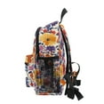 thumbnail image 4 of FORMRS School Backpack with Front Zippered Pocket 12" Student Travel Daypack, Colorful Flowers Pattern, 4 of 6