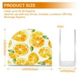 thumbnail image 3 of Orange Pattern Thick U Shape Acrylic Napkin Holder Non Slip Space Saving for Kitchen, 3 of 9