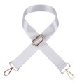 thumbnail image 1 of Bandolera Bolso Correa para el hombro Correa para monedero de lona con ganchos giratorios (gris + dorado), 1 of 7