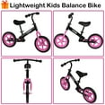 thumbnail image 3 of Balance Bikes for Boys Girls, Lightweight Kids Sport Balance Bike for 2-5 Years Old, Height Adjustable Toddler Balance Bicycles for Kids, No Pedal Sports Training Bicycles, Children Push Bikes, Pink, 3 of 7