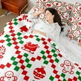 thumbnail image 4 of Castle Fairy Gingerbread Man 7-Piece Twin Bedding Sets for Teenagers,Green Red Bedding Comforter Set,Merry Christmas Breathable Sheet Sets,Super Cozy Room Decor, 4 of 8