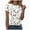 White, variant on TOWED22 Halloween Shirts for Women Pumpkin Cat Graphic Tees Fall Crewneck Short Sleeve Costumes Autumn Party Graphic T-Shirt(White,M)
