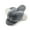 Grey, variant on Fuzzy Indoor Flip-flop Slippers for Women Open Toe with Memory Foam, Soft Faux Fur Nonslip House Slippers(Indigo,L)