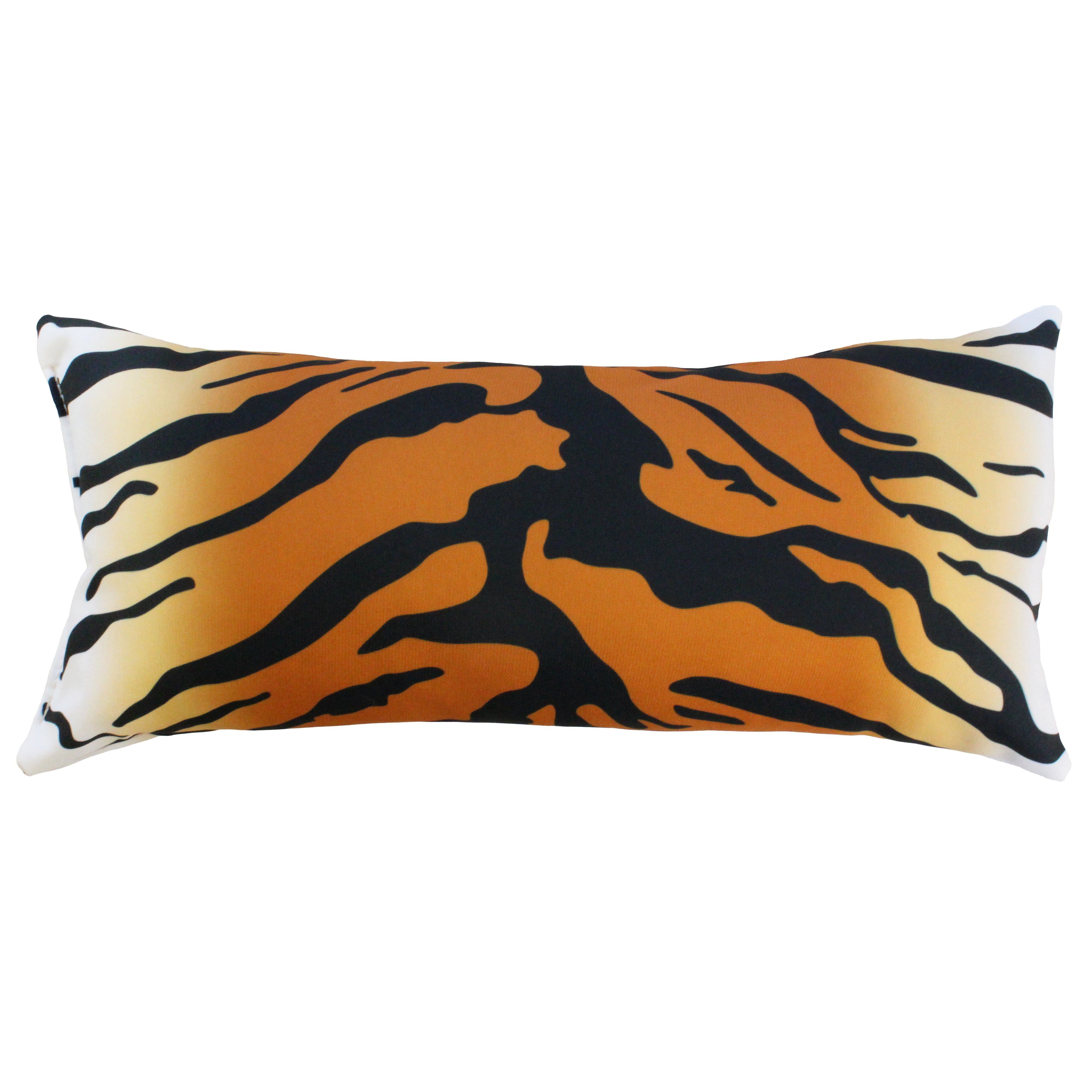 Everything Comfy Tiger Print Decorative Pillow, 16x6 Inch, Natural,