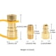 thumbnail image 4 of Manguera De Gas, Adaptador De Conexión De Gas De Rosca 3/8, Adaptador De Quemadores Para Exteriores Fácil De Usar Para Asar Al Aire Libre, Estufa De Gas Para Acampar Eigraketly OD005990-00, 4 of 7