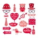 thumbnail image 1 of Accesorios para fotomatón del Día de San Valentín, para fotomatón, accesorios para fotomatón de boda para bailes, fiestas, año Estilo B Macarena Accesorios para fotos de San Valentín, 1 of 7