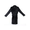 Long Robes for Men with Pockets,Soft Plush Full Length Bathrobe Winter