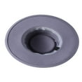 thumbnail image 5 of Female Hat Solid Color Flat-Top Cap Blower Hat Woolen Cap Fedoras, 5 of 5