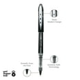 thumbnail image 4 of uniball Vision Elite Rollerball Pens, Micro Point (0.5mm), Black Ink, 12 Count, 4 of 7