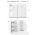 thumbnail image 6 of Crosley Furniture Savannah Sideboard in White, 6 of 18