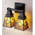 thumbnail image 2 of Meyda Tiffany 27882 Diamond Craftsman 2 Light 12" Wide Bathroom Vanity Light - Tiffany, 2 of 2