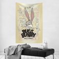thumbnail image 4 of Tapiz de Bugs Bunny para hombres, dormitorio de niños, sala de estar, decoración de pared del dormitorio, 4 of 8