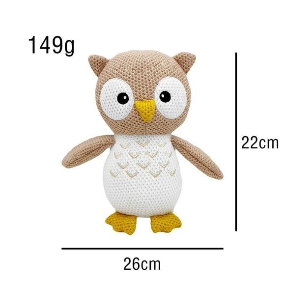 Crochet Wool Rabbit Monkey Plush Doll Stuffed Animal Toy Kids Soothing Sleeping Bunny Educational peluches Pillow Birthday Gifts JIANGLANG
