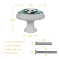 thumbnail image 5 of Panda Fluorescent Drawer Pulls with Screws, Round 4-Pack, Glow-in-the-Dark Knobs - Suitable for Cabinets, Wardrobes, Dressers, 5 of 6
