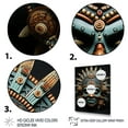 thumbnail image 3 of Designart "Tribal Yoruba African Mask" African Tribal Wall Art Print, 3 of 5