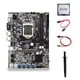 thumbnail image 2 of Methold Placa base para minería B75, 16G de capacidad máxima, LGA 1155, placa base PCB, pieza de ordenador con Cable SATA, componentes de PC Juegos de teclado y mouse para computadora, 2 of 6
