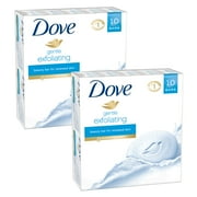 Dove Exfoliating Beauty Bar, More Moisturizing than Bar Soap, 4 oz, 20 bar