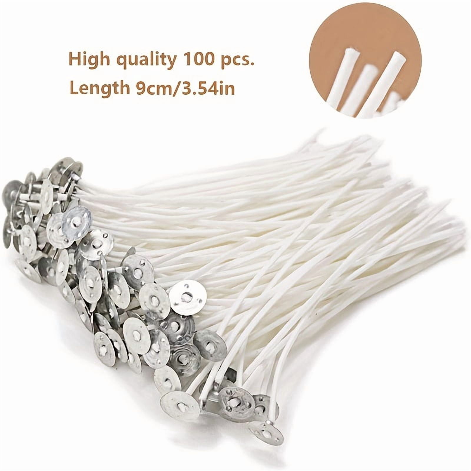 1 set Candle making set, 100 wicks, 60 wick stickers, 200g of soy wax, 7 colors of candle dyes, candle crafting tools
