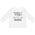 thumbnail image 3 of Inktastic Grandma and Grandpas Favorite- Heart Grandchild Boys or Girls Long Sleeve Toddler T-Shirt, 3 of 5