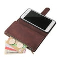 thumbnail image 3 of iPhone 8 Plus Case, iPhone 7 Plus Case, TOPSHE Vintage Classy Leather Zipper Wallet Case Magnetic Detachable Folio Flip Stand Cover with Credit Card Slots/License for iPhone 8 Plus/7 Plus 5.5", Coffee, 3 of 7