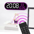 thumbnail image 6 of YgkuHd Multifunctional Remote Control Clock Living Room Wall Clock Home Decoration Digital Electronic Clock Silent Clock Temperature And Humidity Color Screen Clock, 6 of 8