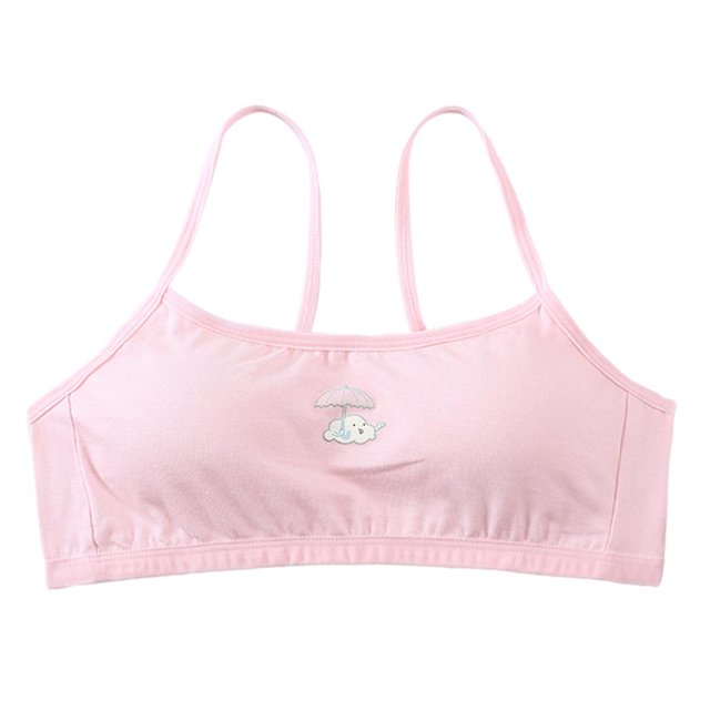 Sujetador de entrenamiento para niñas de entrenamiento de simple, y para el desarrollo de - Rosado Magideal Sujetador de entrenamiento para niñas