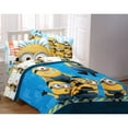 thumbnail image 2 of Despicable Me Comforter, Kids Bedding, Twin/Full, Reversible, Blue, Minions, 2 of 4