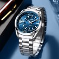 thumbnail image 4 of Quartz Watch for Men, Stainless Steel Business Luxury Style with Luminous & Waterproof Features, 4 of 7