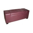 thumbnail image 2 of ORE International Unique Red Rectangular Storage Bench, 2 of 2