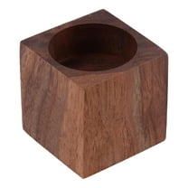colcolo Wooden Tealight Candle Holder Rustic Cube Shaped for Living Room Accessories