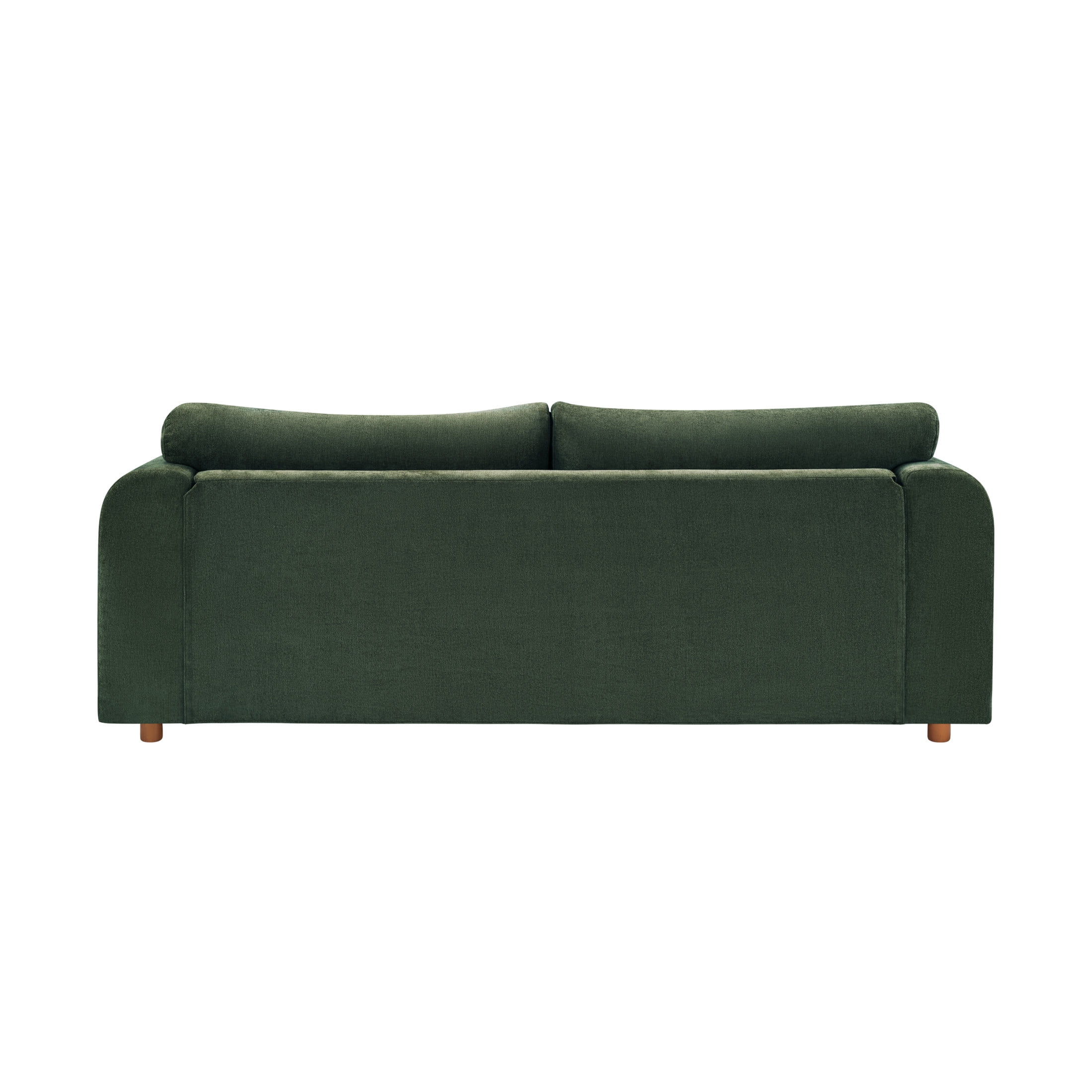 Christopher Knight Home Modern 3-seater Chenille Upholstered Sofa, Curved Arm Accent Couch, Green