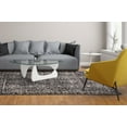 thumbnail image 4 of Feizy Prasad Modern Distressed, Gray/Ivory, 1'8" x 2'10" Accent Rug Easy Care Stain Resistant Fade Resistant Industrial Design Carpet for Living Dining Bed Room, 4 of 5