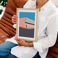 thumbnail image 5 of Warehouse Illustration - Illustration Minimalist Geometric Architecture Modern Art Abstract Mid-Century Modern Pastel Unframed Wall Art Print 20 x 28 inches, 5 of 16