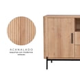 thumbnail image 4 of Credenza Relan Swell Café Diseño Curvo Varillado, 4 of 8