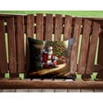 thumbnail image 5 of Carolines Treasures DAC4113PW1414 14 x 14 in. French Bulldog & Santa Claus Throw Pillow, 5 of 7